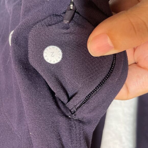Lululemon Ready To Rulu Wrap Hoodie Purple #W4AOKS Athletic Size 2 - Picture 9 of 10